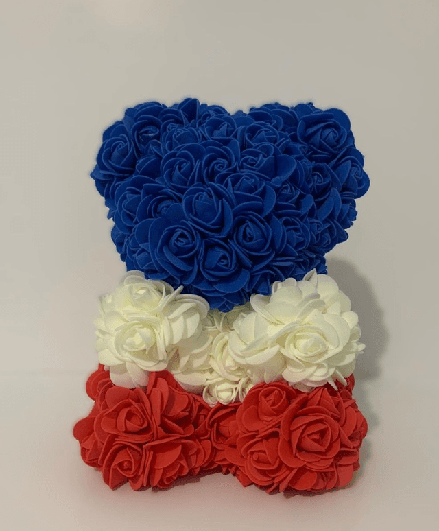 Ours sportif  bleu/blanc/rouge